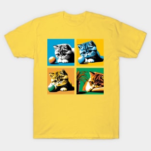 Exotic Shorthair Pop Art - Cute Kitties T-Shirt